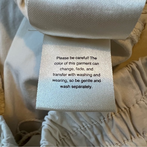 Free People Preppy Poplin Pull-On Pants - Birch - XS - Picture 11 of 11